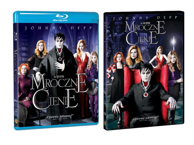 Mroczne cienie na Blue-ray i DVD