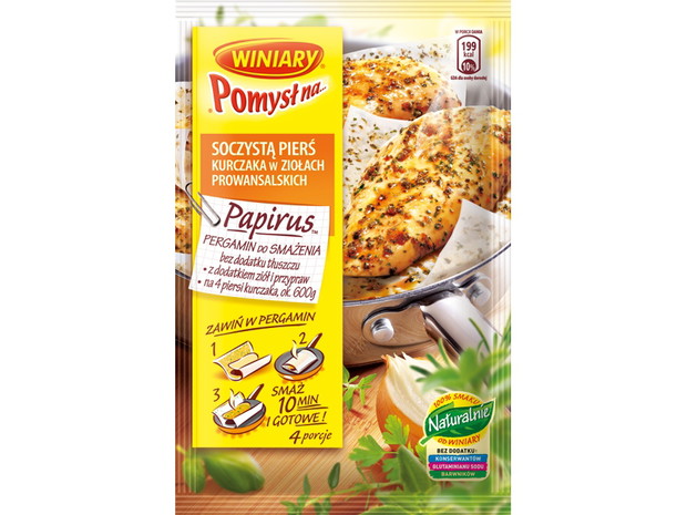 Winiary Papirus pomysł na... kurczaka z ziołami prowansalskimi