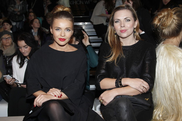 Edyta Herbuś i Aleksandra Kwaśniewska na Fashion Week Poland 2012