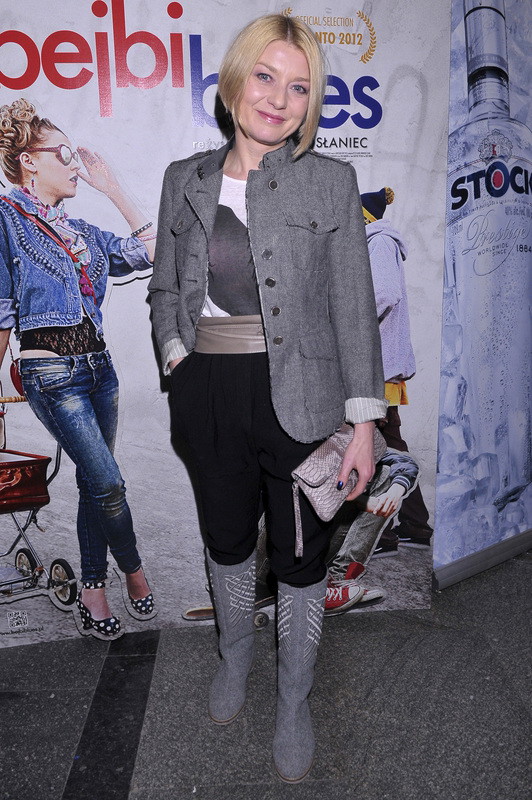 Edyta Olszówka na premierze filmu Bejbi Blues