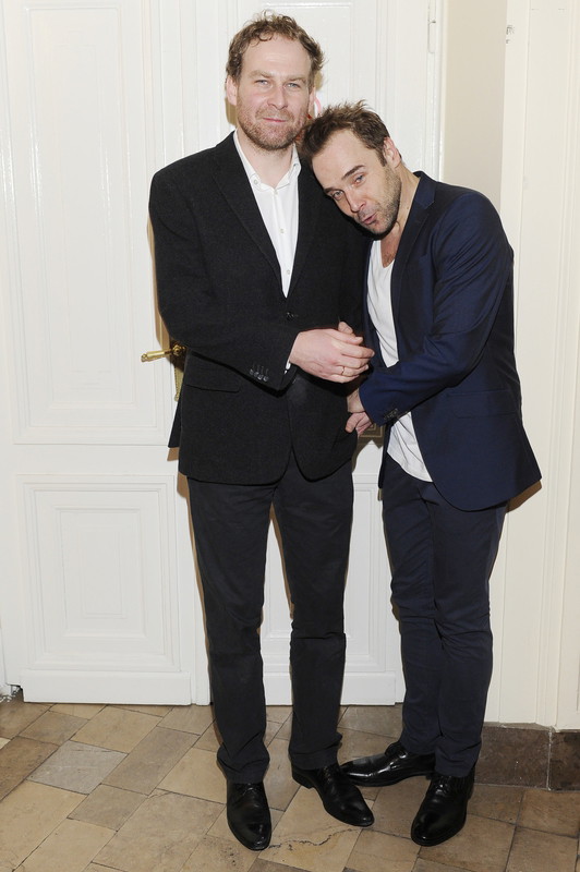 Łukasz Nowicki i Marcin Perchuć na premierze spektaklu Klejnoty w Teatrze Komedia