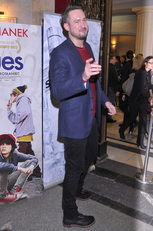 Marcin Prokop na premierze filmu Bejbi Blues