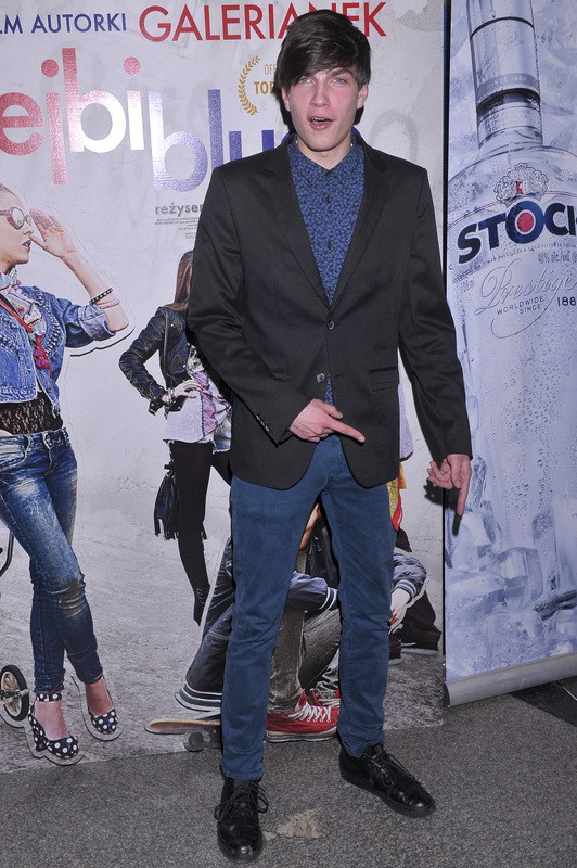 Nikodem Rozbicki na premierze filmu Bejbi Blues