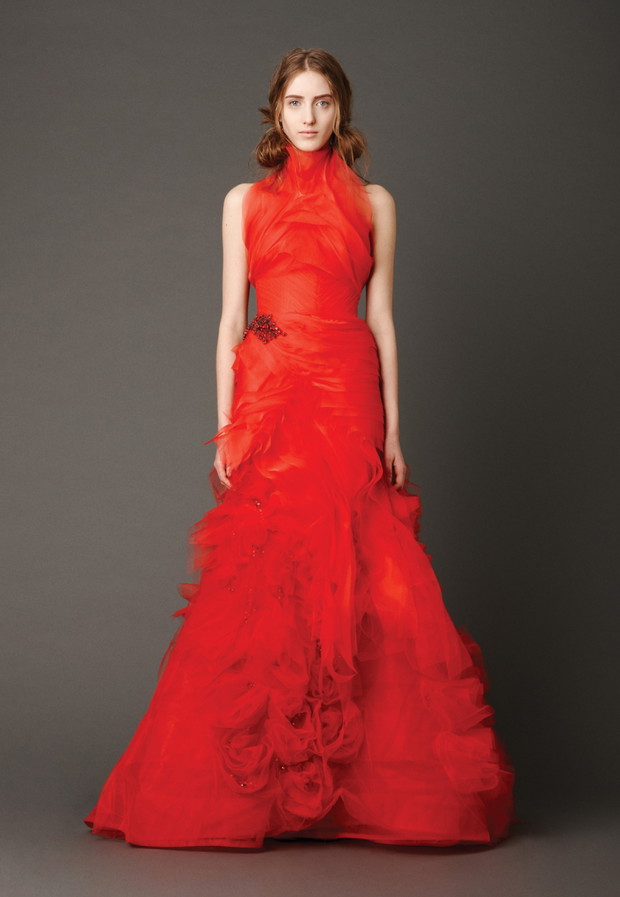 Vera Wang - kolekcja wiosna 2013 - model Kassia