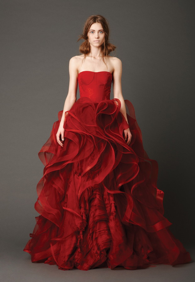 Vera Wang - kolekcja wiosna 2013 - model Katarina