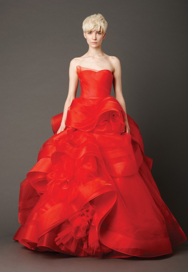 Vera Wang - kolekcja wiosna 2013 - model Katherine