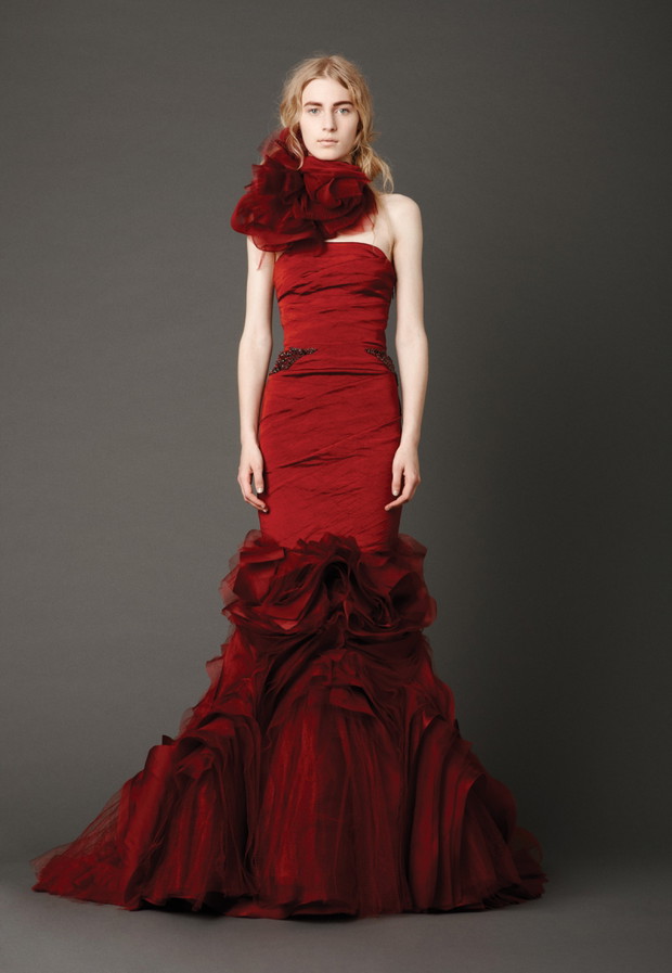Vera Wang - kolekcja wiosna 2013 - model Kathleen