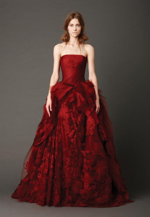 Vera Wang - kolekcja wiosna 2013 - model Kendall