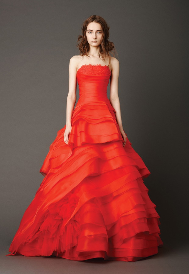 Vera Wang - kolekcja wiosna 2013 - model Kimberly
