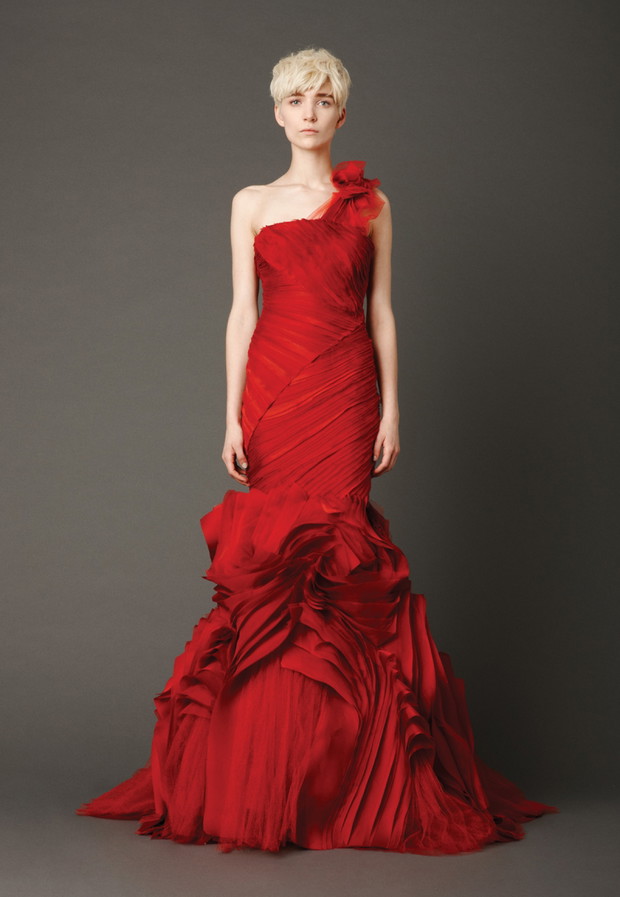 Vera Wang - kolekcja wiosna 2013 - model Kirsten