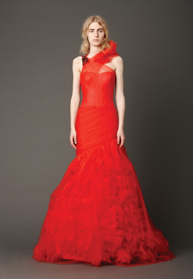 Vera Wang - kolekcja wiosna 2013 - model Kylie