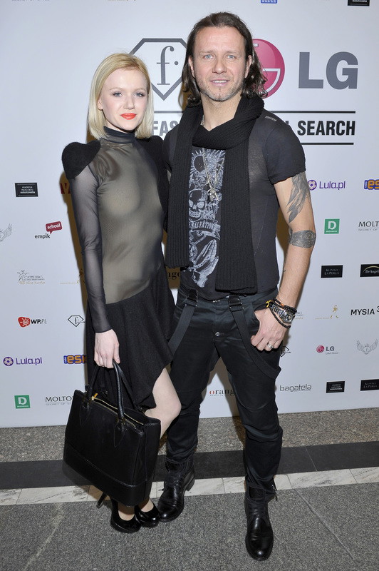 Joanna Majstrak i Radosław Majdan na LG Fashion TV Model Search 2012