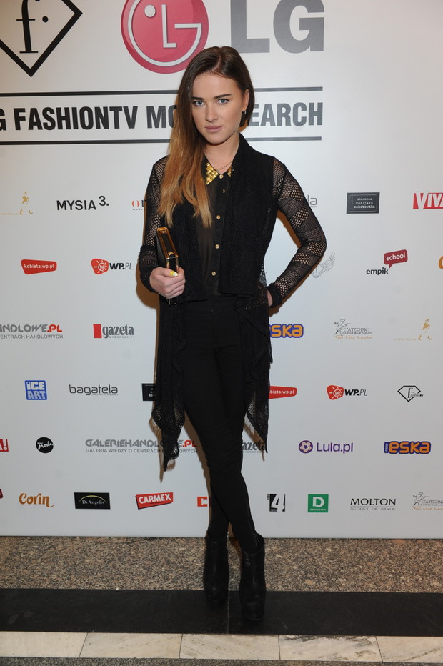Julia Kuczyńskal na LG Fashion TV Model Search 2012