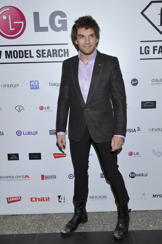 Tomasz Puzon na LG Fashion TV Model Search 2012