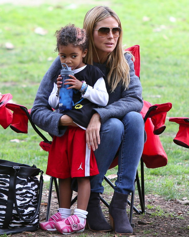 Heidi Klum z córką Lou Soulola