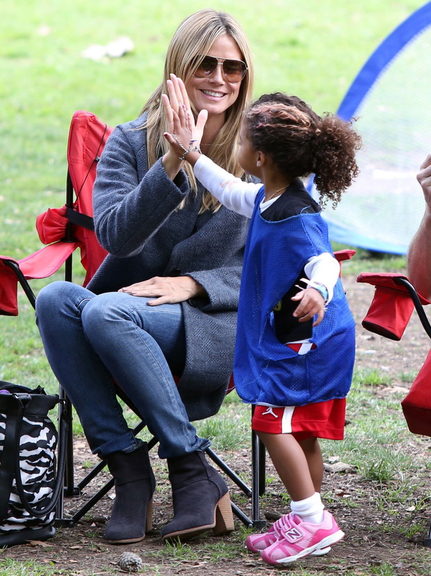 Heidi Klum z córką Lou Soulola