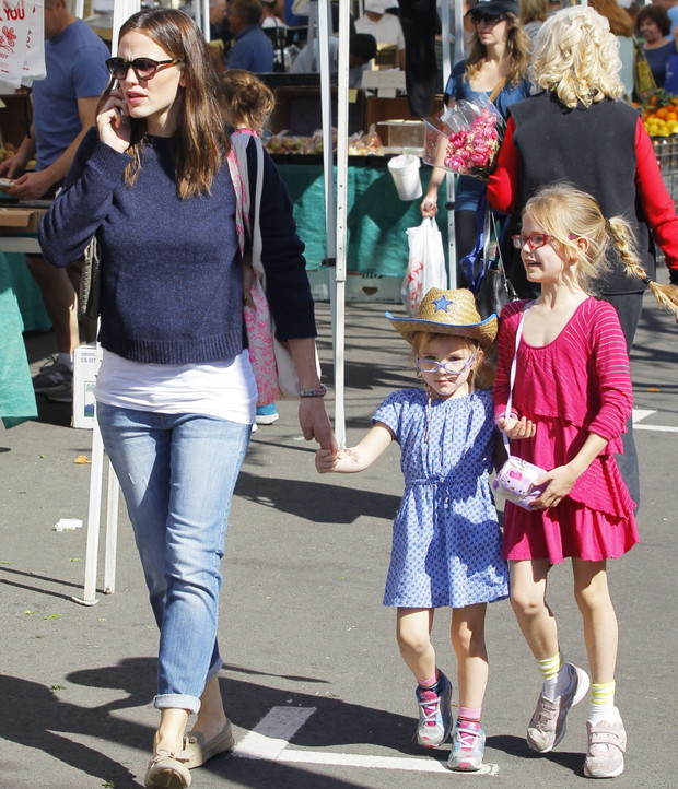 Jennifer Garner z córkami Seraphina i Violet