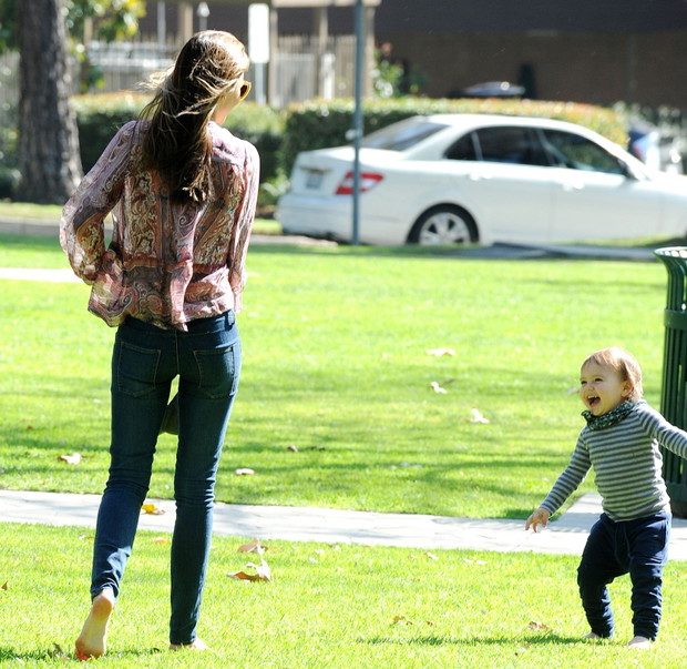 Miranda Kerr z synem Flynnem Bloom