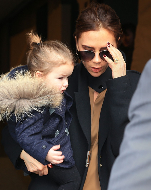 Victora Beckham z córką Harper