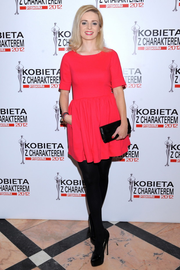 Aleksandra Mikołajczyk na gali Kobieta z charakterem