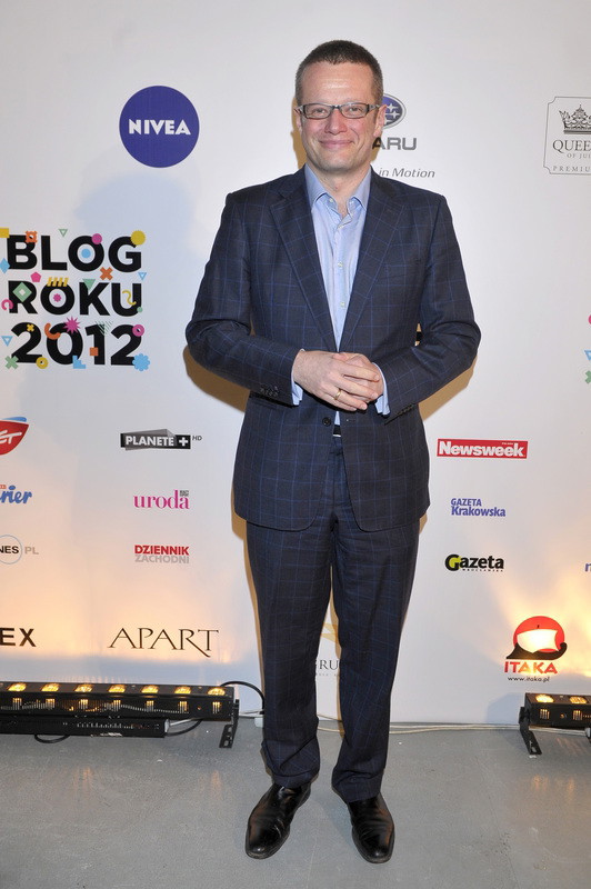 Marcin Meller na gali Blog Roku 2012