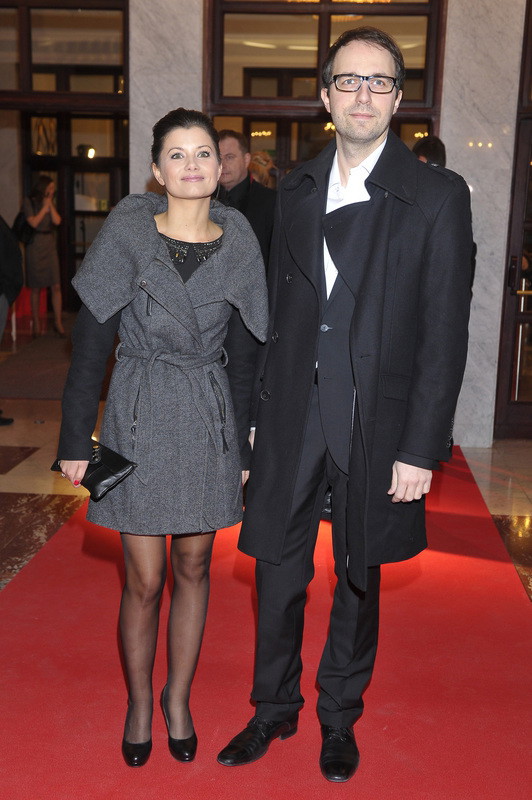 Agnieszka Sienkiewicz i Maciej Marczewski na gali rozdania nagród Orły 2013