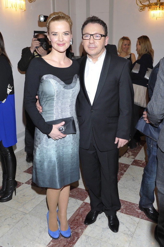 Monika Richardson i Zbigniew Zamachowski na gali rozdania nagród Orły 2013