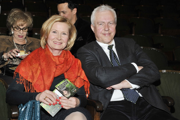 Barbara i Jacek Bursztynowiczowie na premierze spektaklu Harold i Matylda