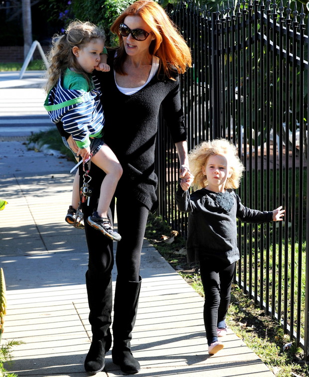 Marcia Cross z bliźniaczkami