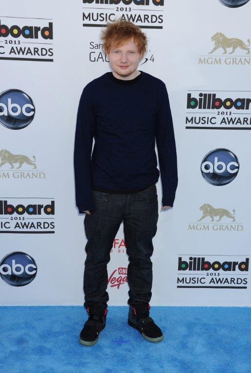 Ed Sheeran na gali Billboard Awards 2013