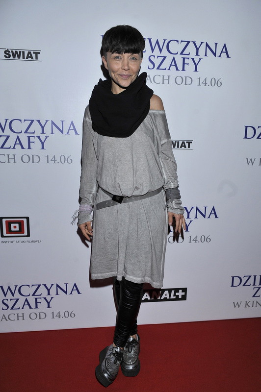 Pati Sokół na premierze filmu Dziewczyna z szafy