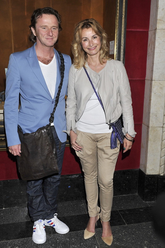Paweł Wilczak i Joanna Brodzik na premierze filmu Dziewczyna z szafy