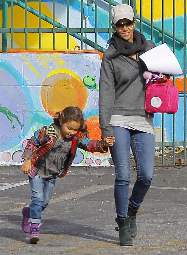 Halle Berry z córką Nahlą