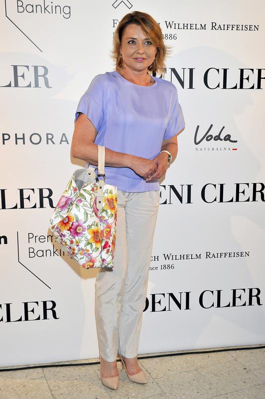 Małgorzata Ostrowska-Królikowska na pokazie Deni Cler jesień/zima 2013/14