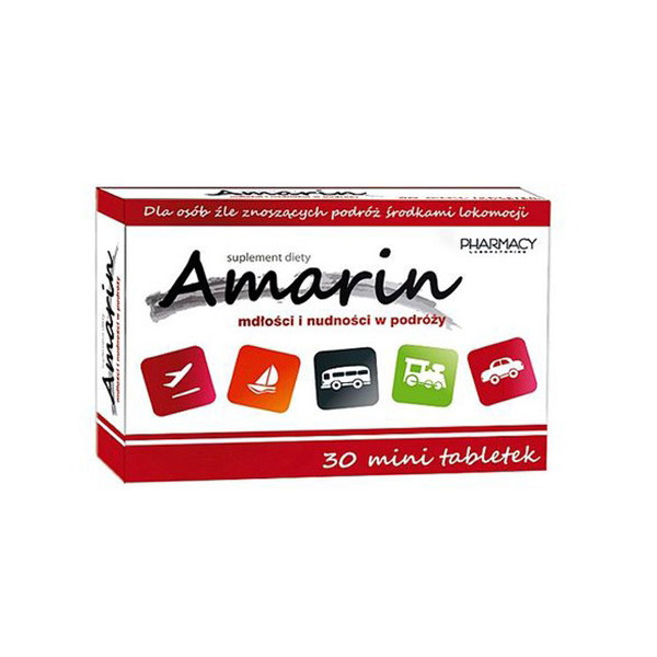 Amarin, ok. 6 zł (opakowanie 30 tabletek)
