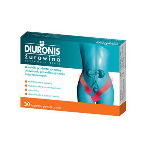 Diuronis Żurawina, ok. 31 zł (opakowanie 60 sztuk)