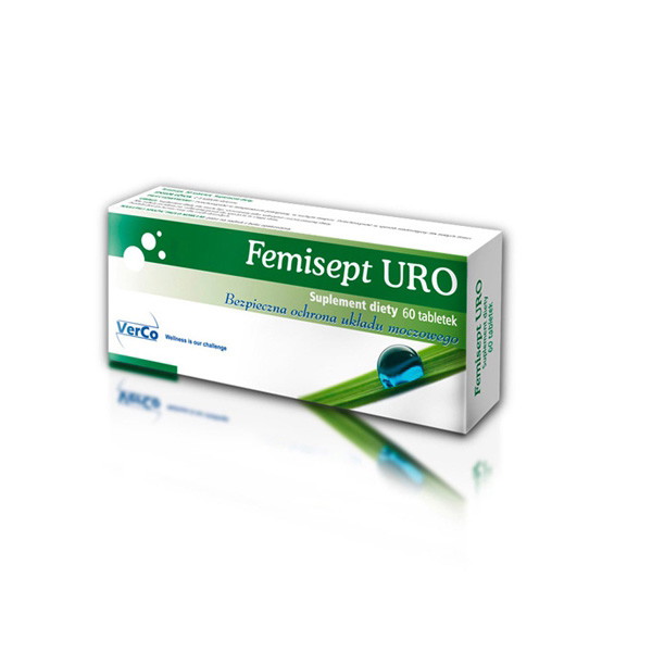 Femisept URO, ok. 26 zł (opakowanie 60 tabletek)