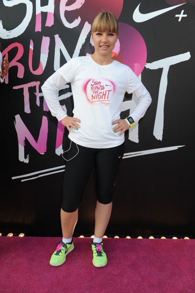 Katarzyna Bujakiwicz podczas biegu She Runs The Night
