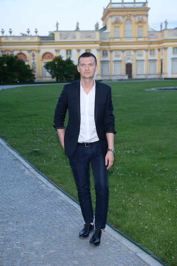 Maciej Zień na letniej impreze Raffaello