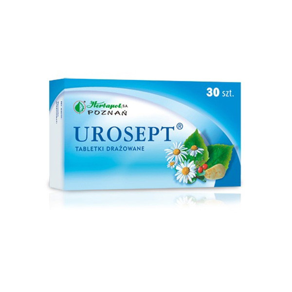 Urosept, ok. 9 zł (opakowanie 30 tabletek)