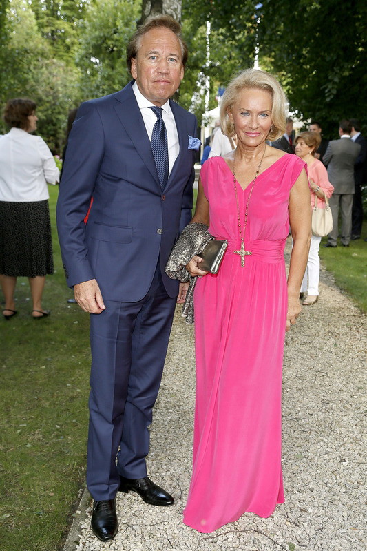 Dorota Soszyńska z mężem w ambasadzie Francji w Warszawie