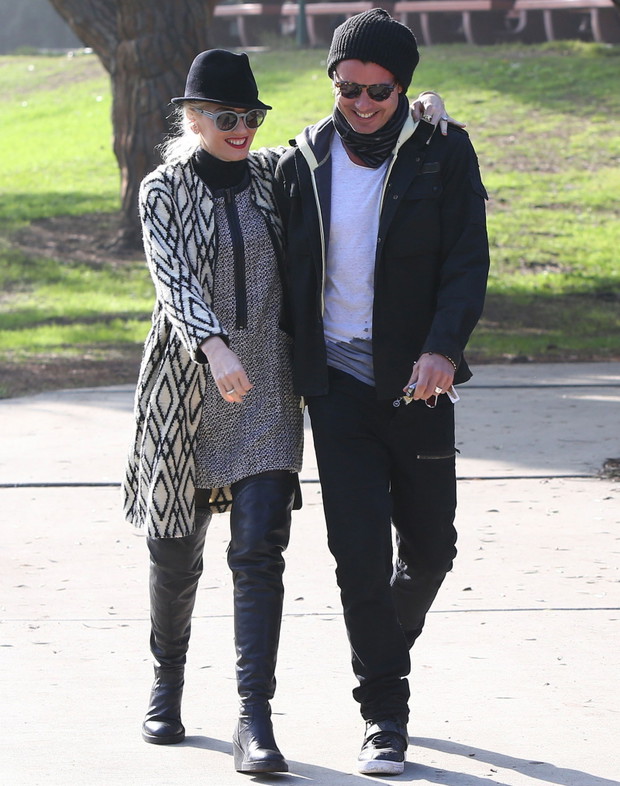 Gwen Stefani z mężem Gavinem Rossdalem