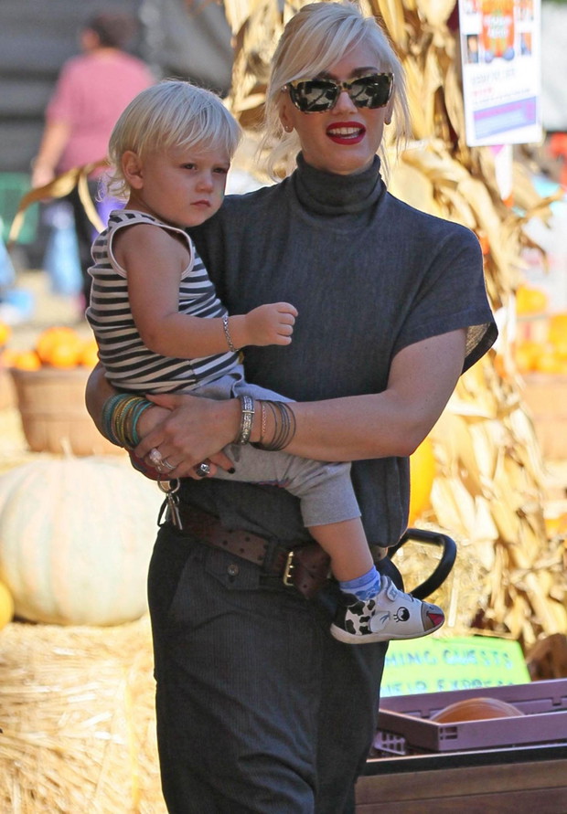 Gwen Stefani z synkiem Zumą