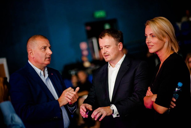 Rafał Dutkiewicz, Miroslav Rakowski i Małgorzata Rybak-Dowżyk na 13. Festiwalu filmowym Nowe Horyzonty