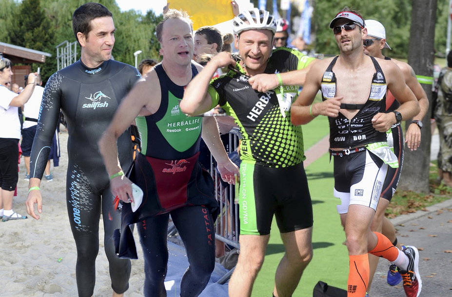 Gwiazdy podczas zawodów Herbalife Triathlon Gdynia 2013