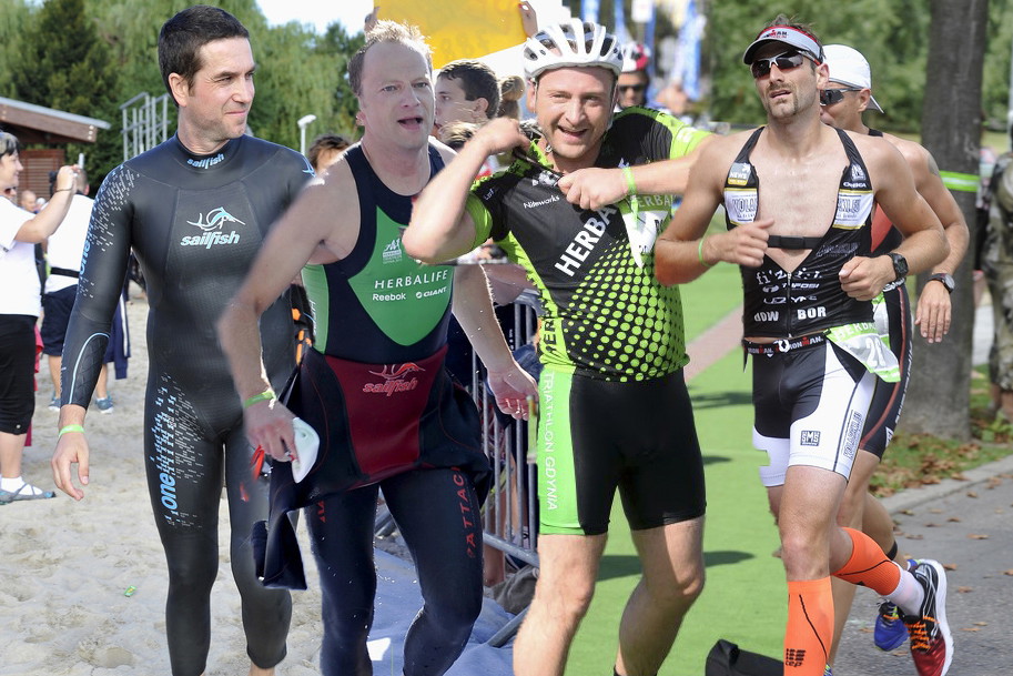 Gwiazdy podczas zawodów Herbalife Triathlon Gdynia 2013