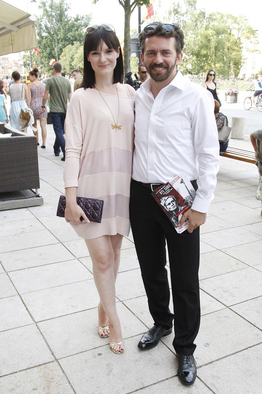 Agnieszka Głowacka i Piotr Głowacki na premierze filmu Był sobie dzieciak