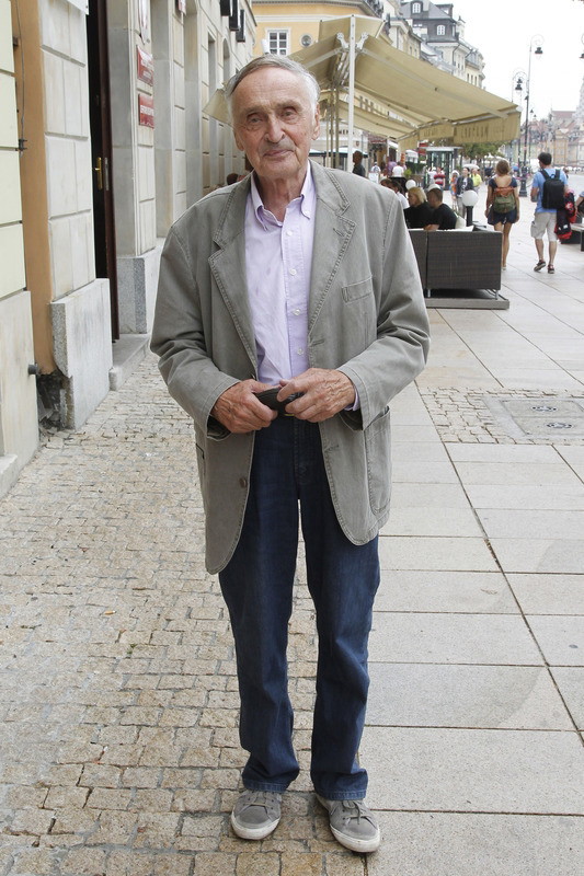 Andrzej Mularczyk na konferencji prasowej serialu Blondynka