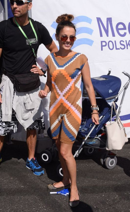 Katarzyna Glinka podczas zawodów Herbalife Triathlon Gdynia 2013