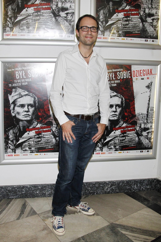 Maciej Marczewski na premierze filmu Był sobie dzieciak